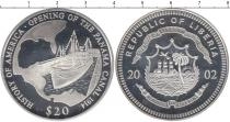 Продать Монеты Либерия 20 долларов 2002 Серебро