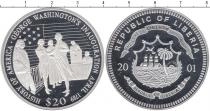 Продать Монеты Либерия 20 долларов 2001 Серебро