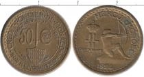 Продать Монеты Монако 50 сантим 1924 Бронза