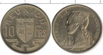 Продать Монеты Реюньон 10 франков 1964 Медь