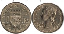 Продать Монеты Реюньон 20 франков 1964 Медь