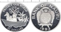 Продать Монеты Науру 10 долларов 1993 Серебро