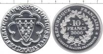 Продать Монеты Франция 10 франков 2000 Серебро