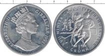 Продать Монеты Гибралтар 1 крона 1993 Серебро