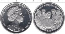 Продать Монеты Виргинские острова 10 долларов 2002 Серебро