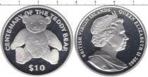 Продать Монеты Виргинские острова 10 долларов 2002 Серебро