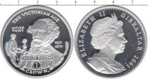 Продать Монеты Гибралтар 1 крона 2001 Серебро