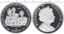 Продать Монеты Гибралтар 1 крона 2001 Серебро