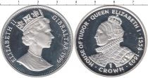 Продать Монеты Гибралтар 1 крона 1999 Серебро