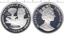 Продать Монеты Гибралтар 1 крона 1993 Серебро