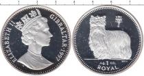 Продать Монеты Гибралтар 1 рояль 1997 Серебро