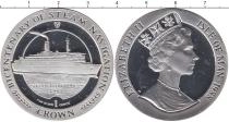 Продать Монеты Остров Мэн 1 крона 1988 Серебро