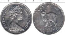 Продать Монеты Остров Мэн 1 крона 1970 Серебро
