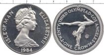 Продать Монеты Остров Мэн 1 крона 1984 Серебро