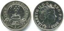 Продать Монеты Великобритания 1 фунт 2010 