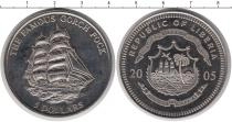 Продать Монеты Либерия 5 долларов 2005 Медно-никель