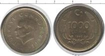 Продать Монеты Турция 1000 лир 1990 