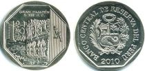 Продать Монеты Перу 1 нуэво соль 2010 Медно-никель