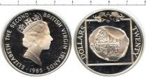 Продать Монеты Виргинские острова 20 долларов 1985 Серебро