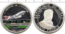 Продать Монеты Чад 1000 франков 2002 Серебро