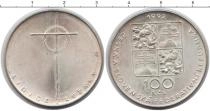 Продать Монеты Чехия 100 крон 1992 Серебро