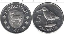 Продать Монеты Фарерские острова 5 крон 2011 Медно-никель