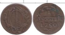 Продать Монеты Швейцария 1 ангстер 1790 Медь