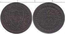 Продать Монеты Швейцария 2 раппа 1816 Медь