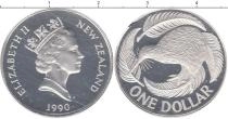 Продать Монеты Новая Зеландия 1 доллар 1990 Серебро