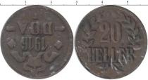 Продать Монеты Немецкая Африка 20 хеллеров 1916 Медь