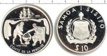 Продать Монеты Самоа 10 тала 1994 Серебро