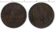Продать Монеты Берг 1/4 стюбера 1755 