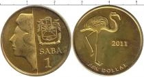 Продать Монеты Саба 1 доллар 2011 Медно-никель