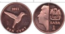 Продать Монеты Саба 1 цент 2011 Медь