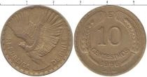 Продать Монеты Чили 10 сентим 1966 Медно-никель