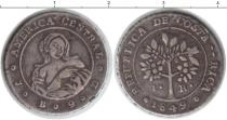 Продать Монеты Коста-Рика 1 колон 1849 Серебро
