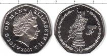Продать Монеты Остров Мэн 50 пенсов 2007 Медно-никель