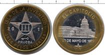 Продать Монеты Куба 3 песо 2011 Биметалл