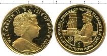 Продать Монеты Остров Мэн 1 крона 2002 Серебро
