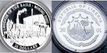 Продать Монеты Либерия 20 долларов 2001 Серебро