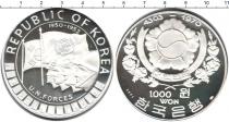Продать Монеты Южная Корея 1000 вон 1970 Серебро