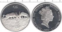 Продать Монеты Виргинские острова 25 долларов 1993 Серебро