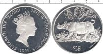 Продать Монеты Виргинские острова 25 долларов 1993 Серебро