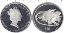 Продать Монеты Виргинские острова 25 долларов 1993 Серебро