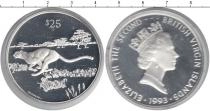 Продать Монеты Виргинские острова 25 долларов 1993 Серебро