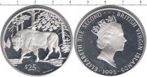 Продать Монеты Виргинские острова 25 долларов 1993 Серебро