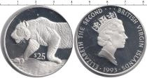 Продать Монеты Виргинские острова 25 долларов 1993 Серебро