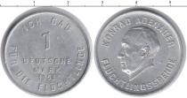 Продать Монеты Германия 1 марка 1952 Алюминий
