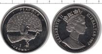 Продать Монеты Гибралтар 1 крона 1997 Медно-никель