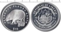 Продать Монеты Либерия 10 долларов 1994 Серебро